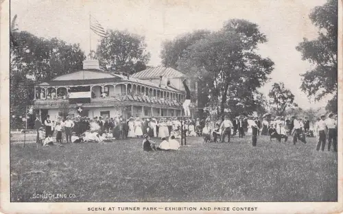 SCENE AT TURNER PARK EXHIBITION AND PRIZE CONTEST -797896