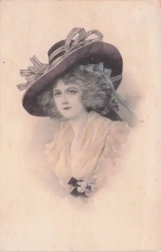 Künstler Fräulein mit Hut -797916