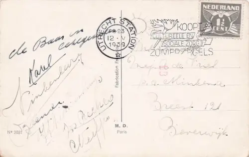 Künstler Ansichtskarte 