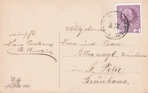 historische Neujahrskarte, -797954