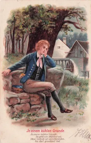 Lied Ak In einem kühlen Grunde, Nachdenklicher Mann -797972
