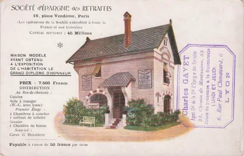 PARIS 9e 16, Place Vendome Soc. D'Épargne des retraites -798028