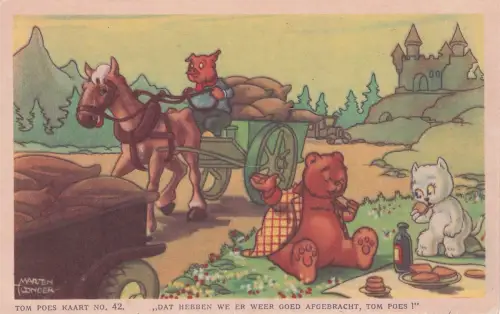 „Tom Poes“ von Marten Toonder. Die Serie, auch bekannt als „Bommelsaga -797958