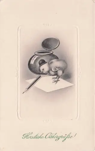 Osterpostkarte des österreichischen Künstlers Anny Tekauz -798240