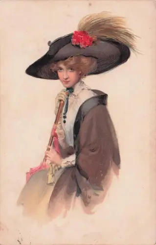 Frau Hutmode Glamour -798304