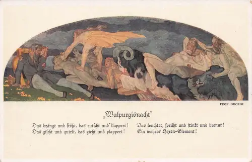 AK / Ansichtskarte Events Walpurgisnacht Gemaelde Auerbachs Keller Leipzig Kat. Events -798156