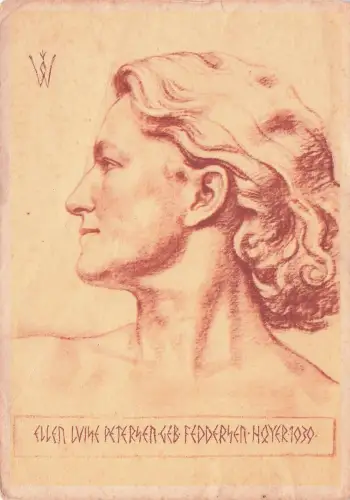 Künstler-AK Willrich: Deutsche Frau aus Nordschleswig -798106