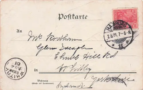 Friedrich Wilhelm,Kronprinz d.Deutschen Reiches u.v.Preussen 1902 / Loch -798338