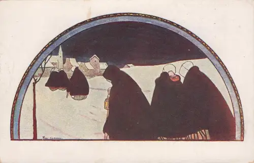 CPA RIE CRAMER, KÜNSTLERSIGNIERT, NOELS DE FRANCE, VINTAGE-POSTKARTE -798504