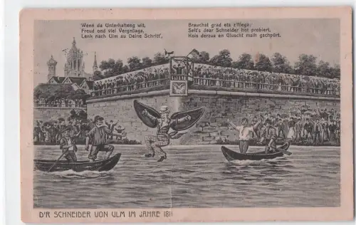 Ulm Schneider von Ulm Fluegel Boote Donau 1811 Ulm Stadtkreis -798572