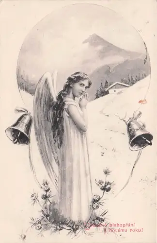 Glückwunsch zum neuen Jahr! Engel -798242