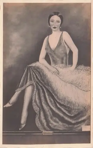 Das Bild zeigt eine Illustration oder ein Gemälde im Stil der 1920er oder 1930er Jahre -798498