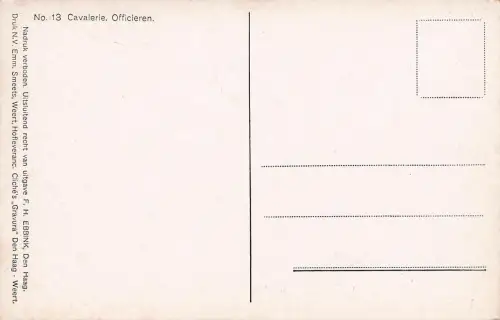 Kavallerie Jaeger zu Pferde WK1 Ronaldo Regiment 3 Offiziere Niederlande Kat. WK1 -798476