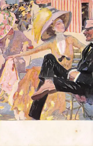 lustration von Paul Rieth aus der Münchner Kunstzeitschrift "Die Jugend". -798292