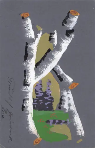 Postkarten mit handgemalten -798624