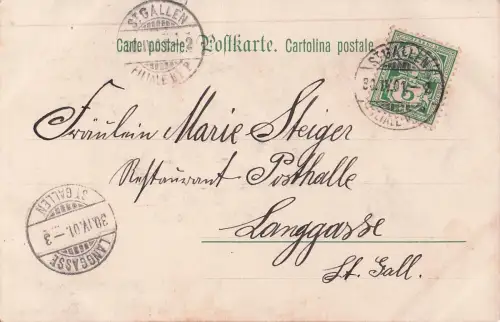 Künstler-Ansichtskarte E. Döcker: Liebespaar hat einem Konflikt bei Vollmond -798600