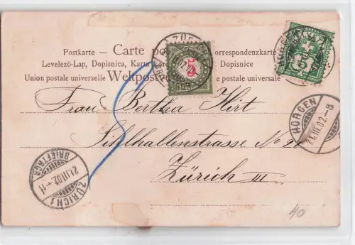 Die Karte zeigt eine junge Frau mit echt Echthaaren -798660