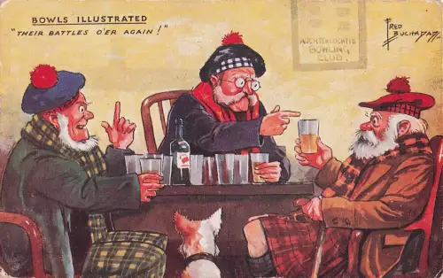 Humorvolle Vintage-Bowls – „Ihre Schlachten sind wieder vorbei -798758