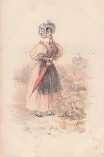 Ansichtskarte Fräulein -798784