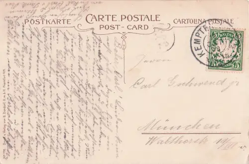 Ansichtskarte Fräulein -798784