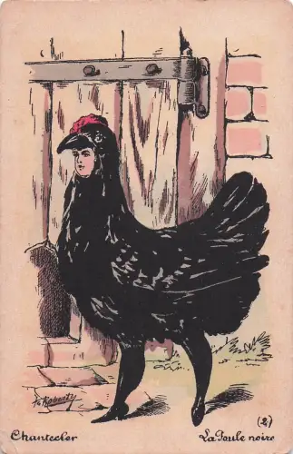 Frankreich Paris 96 R Gluck 1910 Achteckiger Poststempel auf Comic -798798