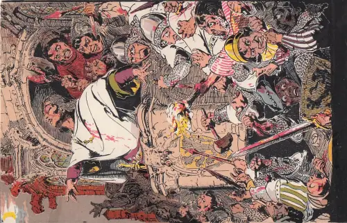 Alfred Ost Maler Jacob van Artevelde Originale alte Postkarte aus den 1910er Jahren -798858