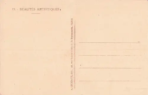 15. BEAUTÉS ARTISTIQUES, -799032