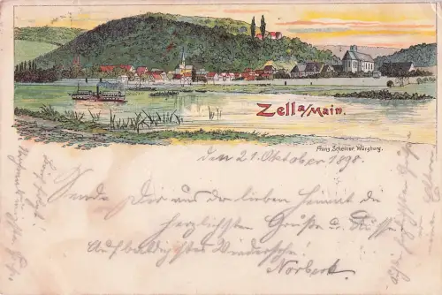Lithographie Zell am Main -798964