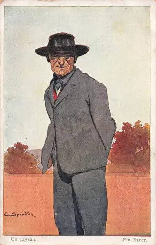 Un paysan. Ein Bauer -798996