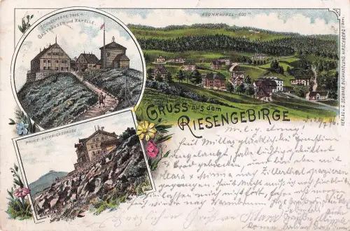 Gruss aus dem Riesengebirge - Litho -799020