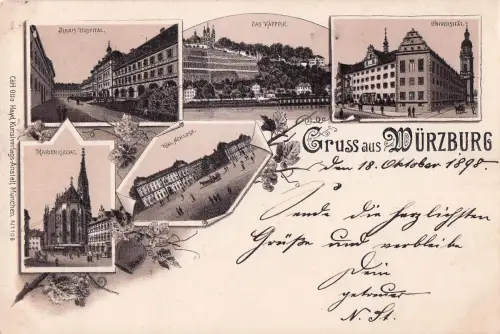 Gruss aus WÜRZBURG -798970