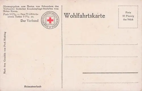 Künstler-AK sign. E. Röchling: Soldat bei seiner Familie -796096