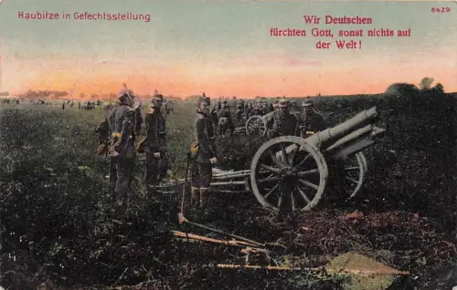 Haubitze in Gefechtsstellungc -794928