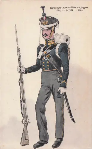 Eeuwfeest Grenadiers en Jagers 18297. Juli 1929 -798434