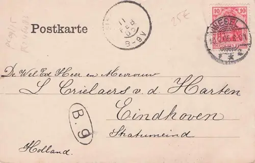 Kaserne des Infanterie-Regiments Nr. 56 in Wesel. -795880