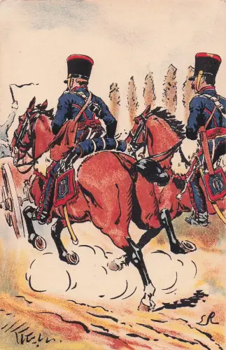 Soldaten des 1. Artillerieregiments bis zum Kriegsende 1805 -798762