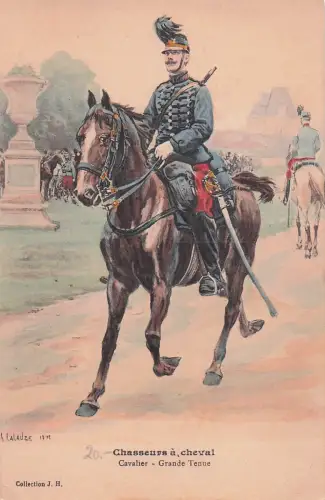 Chasseurs à, cheval Cavalier Grande Tenue -798776