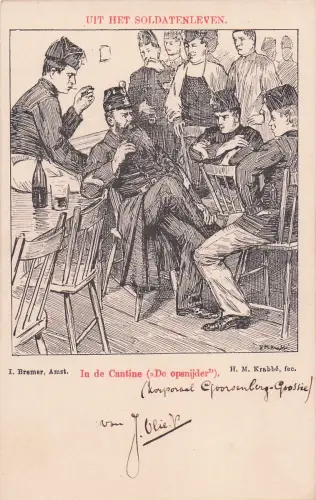UIT HET SOLDATENLEVEN. -798844