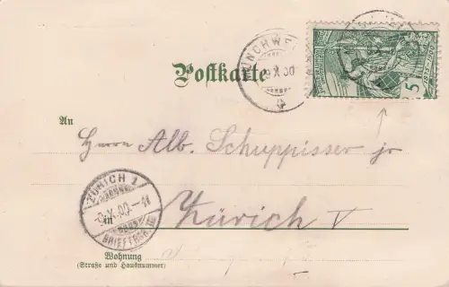 Prosit! CBECKER, Sächs Soldaten Postkarte № 10. Druck u. Verlag v. M. Seeger, Stuttgart. -797716