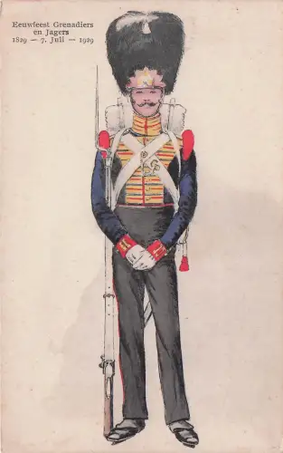 Eeuwfeest Grenadiers en Jagers 7. Juli 1829 --1929 -798432