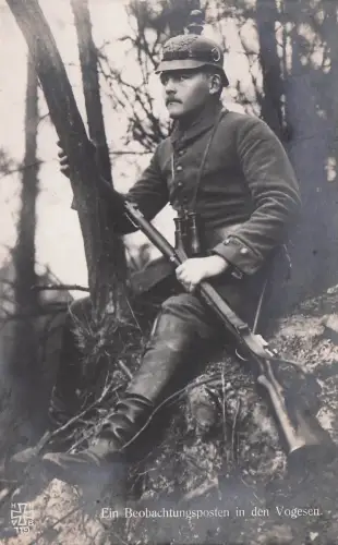 Deutscher auf der Hut. Zielschütze -798058