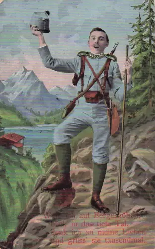 Soldat auf dem Hügel -798590