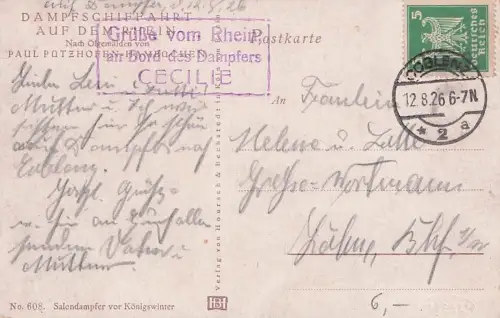 DAMPFSCHIFFAHRT Königswinter -793432