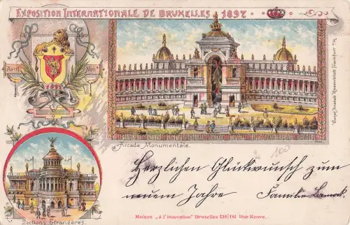 Bruxelles Bruessel Exposition Internationale de Bruxelles 1897 -799268