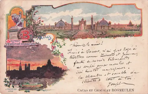 Brüssel Souvenir L'EXPOSITION INTERNATIONAL -799278