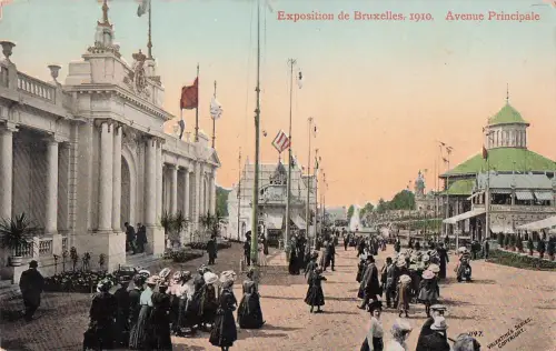 Exposition de Bruxelles, 1910. Avenue Principale -799298