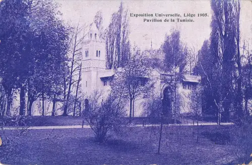 Exposition Universelle, Liége 1905. Pavillon de la Tunisie. -799338