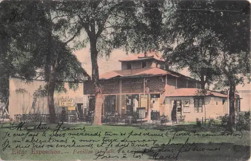 Liége Exposition. - Pavillon japonais. -799252