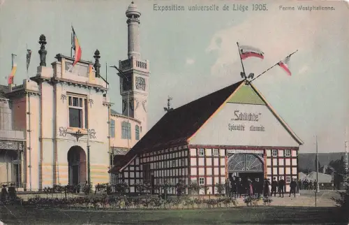 Exposition universelle de Liége 1905. Ferme Westphalienne. -799378