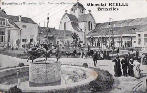AK Bruxelles, Exposition de Bruxelles 1910, section Allemande -799292
